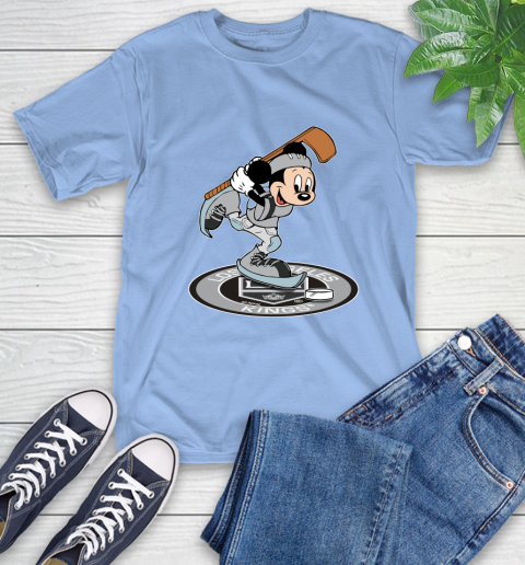 NHL Hockey Los Angeles Kings Cheerful Mickey Disney Shirt T-Shirt 12