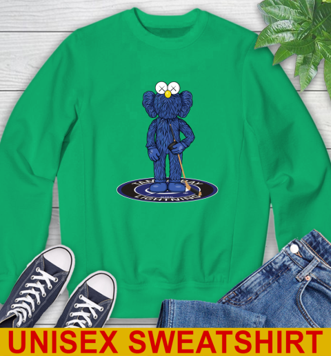 NHL Hockey Tampa Bay Lightning Kaws Bff Blue Figure Shirt Sweatshirt 6