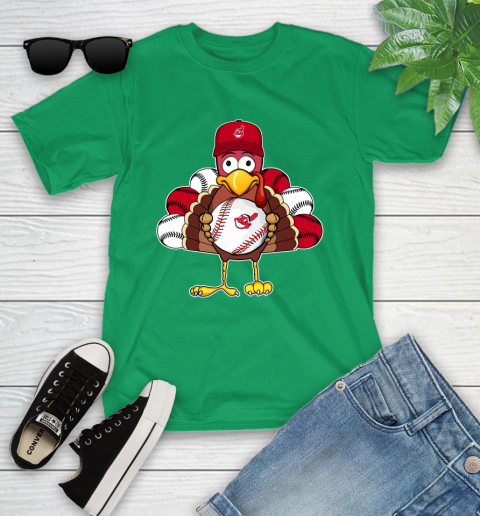 Cleveland Indians Turkey thanksgiving Youth T-Shirt 6