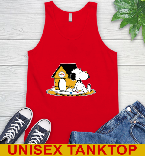 NFL Football Pittsburgh Steelers Snoopy The Peanuts Movie Shirt Tank Top 6