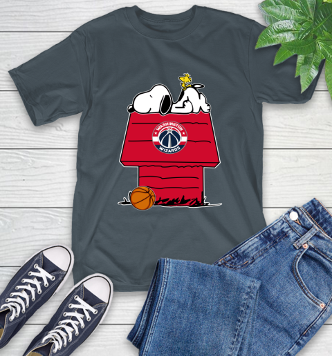 Washington Wizards NBA Basketball Snoopy Woodstock The Peanuts Movie T-Shirt 9