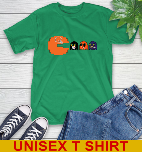Cleveland Browns NFL Football Pac Man Champion T-Shirt 7