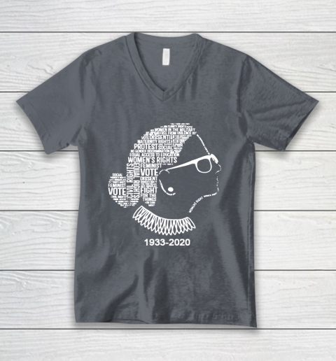 Notorious RBG 1933  2020 Shirt Ruth Bader Ginsburg RIP V-Neck T-Shirt 4