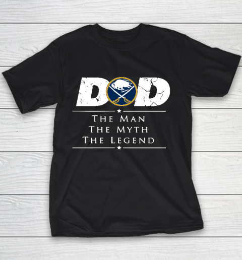 Buffalo Sabres NHL Ice Hockey Dad The Man The Myth The Legend Youth T-Shirt