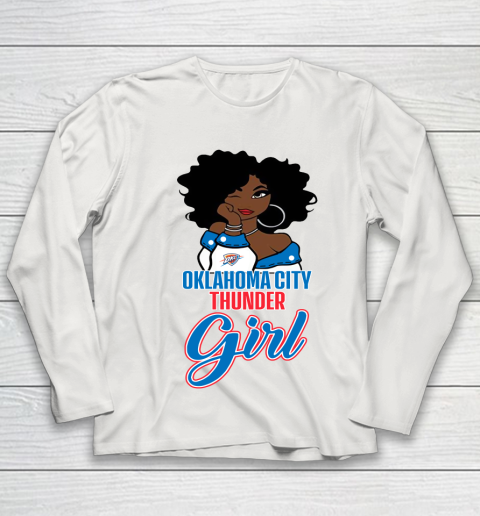 Oklahoma City Thunder Girl NBA Youth Long Sleeve 11