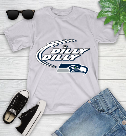 NFL Seattle Seahawks Dilly Dilly Football Sports Youth T-Shirt 4
