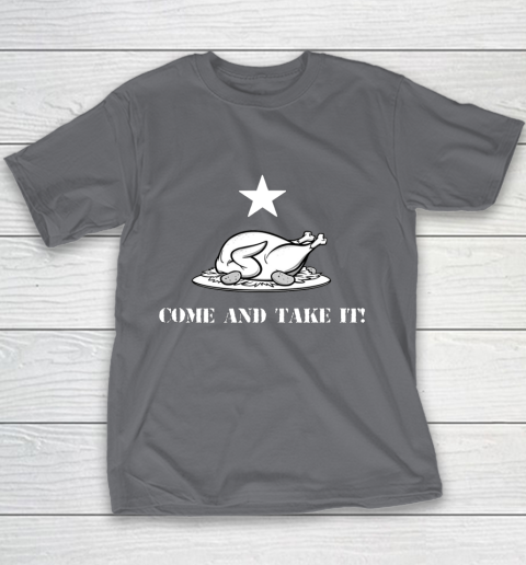 Thanksgiving Come And Take It Turkey Dinner Youth T-Shirt 5