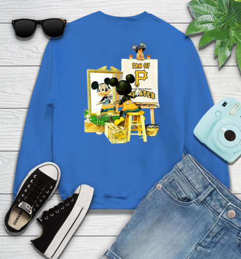 MLB Baseball Pittsburgh Pirates Mickey Drawing Shirt 34