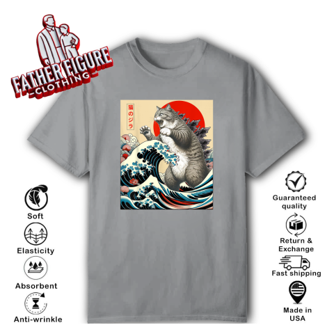 Japanese Sushi Dragon Graphic Gift T-Shirt