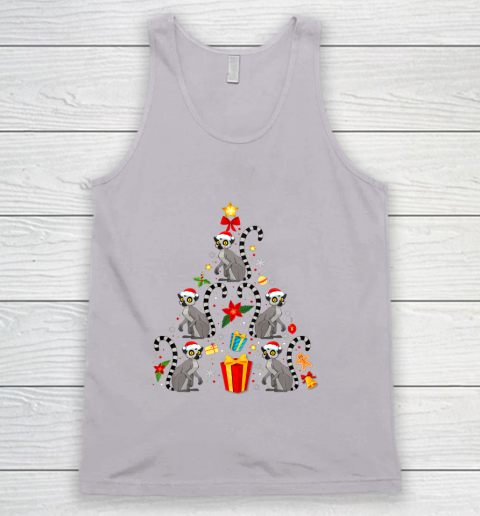 Lemur Christmas Ornament Tree Funny Gift Tank Top 3