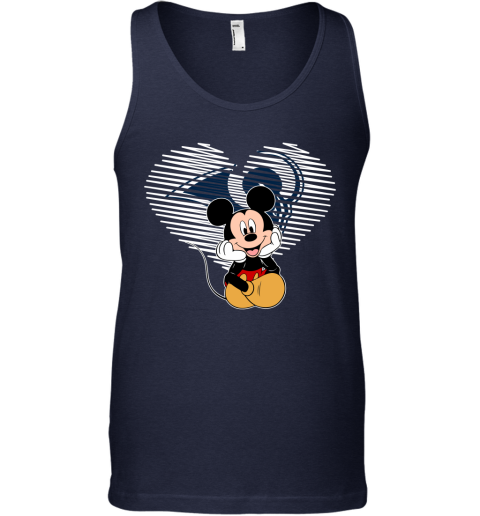 NFL Los Angeles Rams The Heart Mickey Mouse Disney Football T Shirt lz0YzYUM17T unisex tank 17 95 151514 front navy