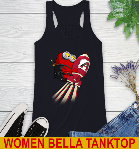 MLB Baseball Arizona Diamondbacks Deadpool Minion Marvel Shirt Racerback Tank 8