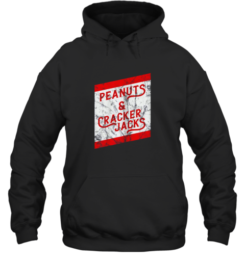 Vintage Baseball Shirt Peanuts and Cracker Jacks Hoodie