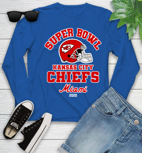Kansas City Chiefs Super Bowl Champion Miami Logo 2020 NFL Shirts 121