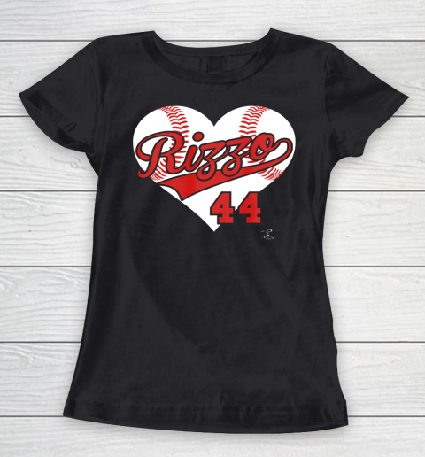 Anthony Rizzo Tshirt Baseball Heart Gameday Women's T-Shirt