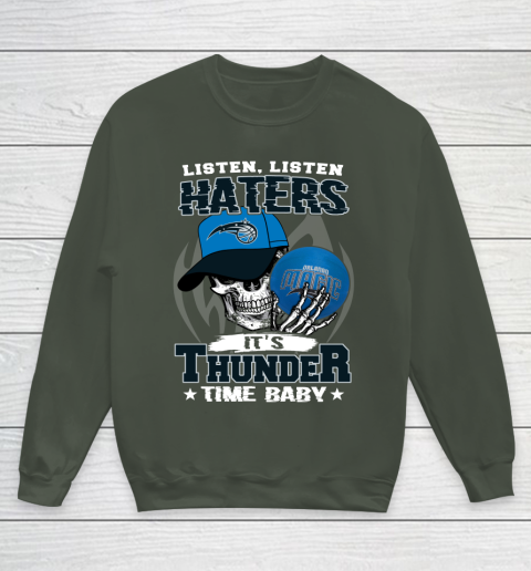 Listen Haters It is MAGIC Time Baby NBA Youth Sweatshirt 8