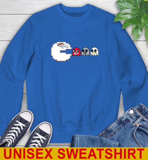 Denver Broncos NFL Football Pac Man Champion Sweatshirt 9