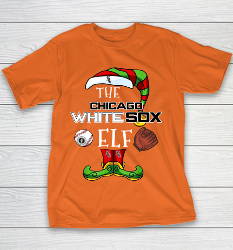 Chicago White Sox Christmas ELF Funny MLB Youth T-Shirt 4