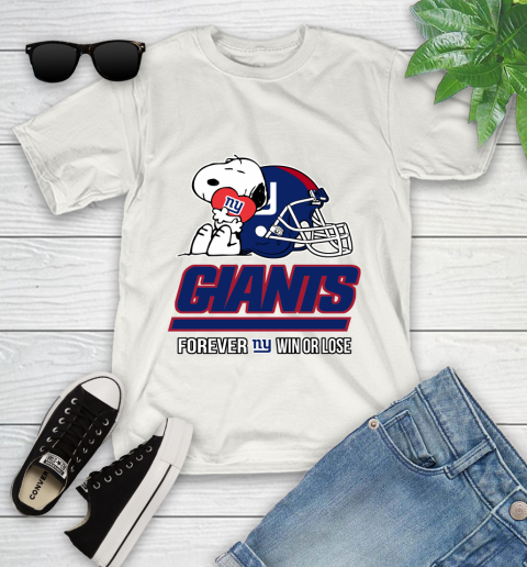 NFL The Peanuts Movie Snoopy Forever Win Or Lose Football New York Giants 103
