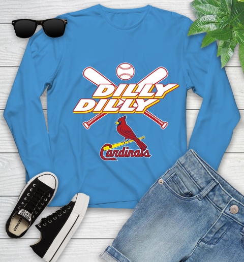 MLB St.Louis Cardinals Dilly Dilly Baseball Sports Youth Long Sleeve 7