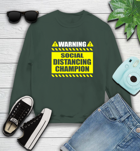 Coronavirus Shirt  Warning Social Distancing Champion 36
