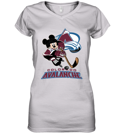 NHL Colorado Avalanche Stanley Cup Mickey Mouse Disney Hockey T Shirt