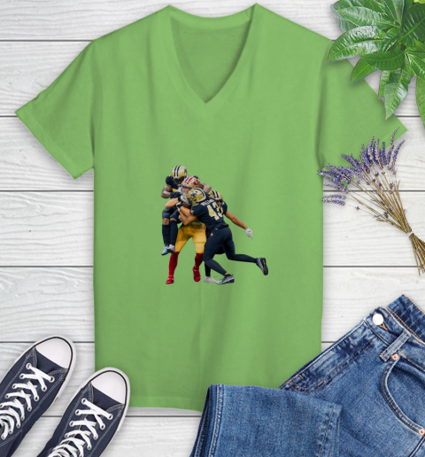 Sprint Football San Francisco 49ers And New Orleans Saints Shirts 85