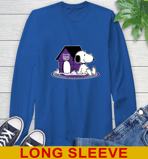 NBA Basketball Sacramento Kings Snoopy The Peanuts Movie Shirt Long Sleeve T-Shirt 9