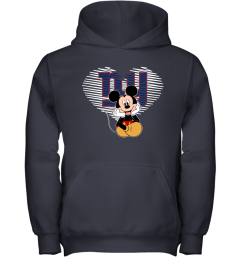 NFL New York Giants The Heart Mickey Mouse Disney Football T Shirt PmLvJ6Pn9On youth hoodie 43 95 151514 front navy