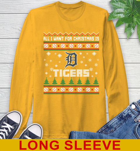 MLB All I Want For Christmas Is Detroit Tigers Baseball Sports 56