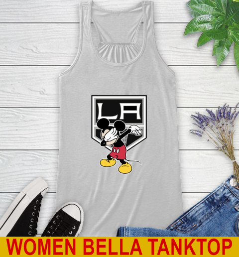 Los Angeles Kings NHL Hockey Dabbing Mickey Disney Sports Racerback Tank
