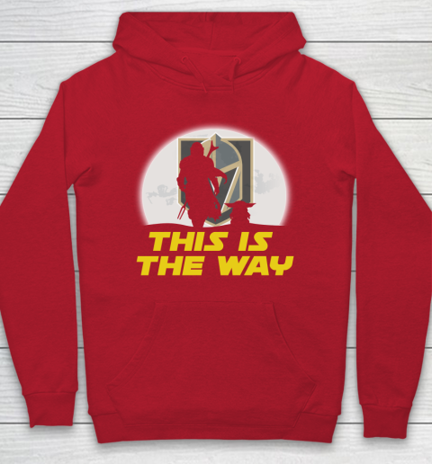 Vegas Golden Knights NHL Ice Hockey Star Wars Yoda And Mandalorian This Is The Way Hoodie 7