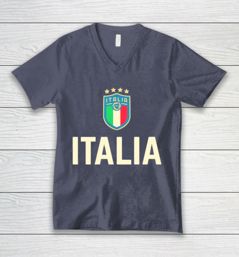 Italy Soccer Jersey 2020 2021 Euros Italia Football Team V-Neck T-Shirt 7
