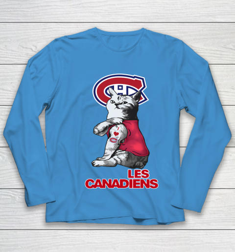 NHL My Cat Loves Montreal Canadiens Hockey Youth Long Sleeve 5