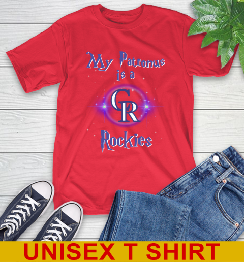MLB Baseball Harry Potter My Patronus Is A Colorado Rockies T-Shirt 12