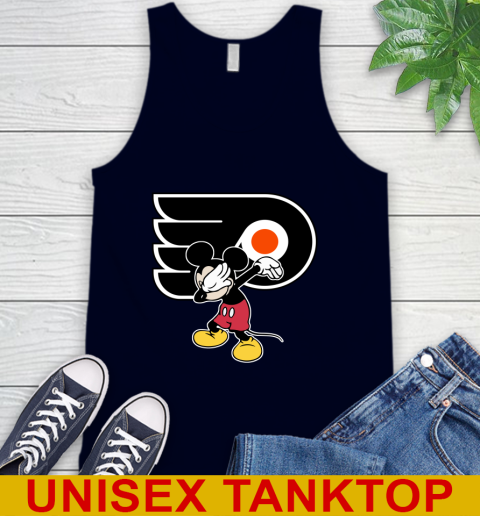 Philadelphia Flyers NHL Hockey Dabbing Mickey Disney Sports Tank Top 3