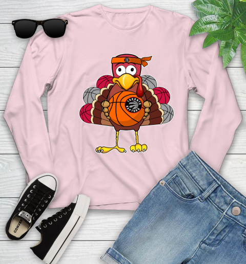 Toronto Raptors Turkey thanksgiving day Youth Long Sleeve 10