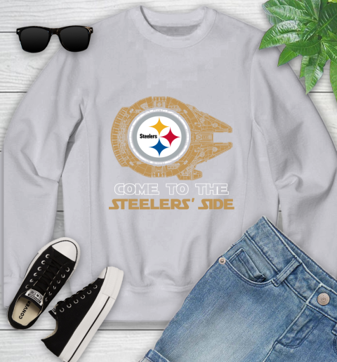 NFL Come To The Pittsburgh Steelers Wars Football Sports Youth Sweatshirt 3