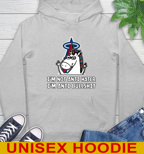 Los Angeles Angels MLB Baseball Unicorn I'm Not Anti Hater I'm Anti Bullshit (1) Hoodie 6