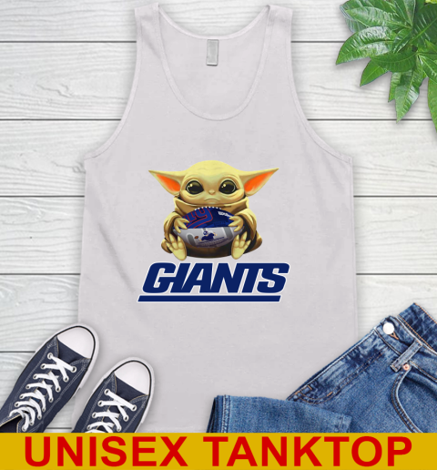 NFL Football New York Giants Baby Yoda Star Wars Shirt Tank Top