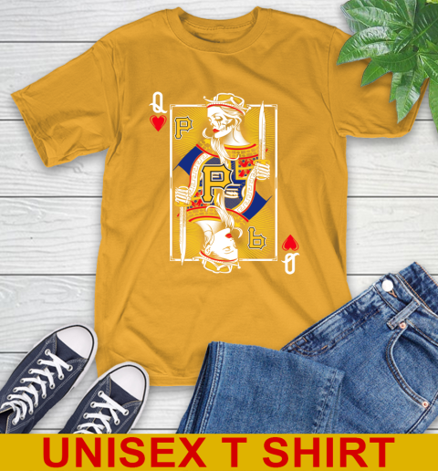 MLB Baseball Pittsburgh Pirates The Queen Of Hearts Card Shirt T-Shirt - Image 3