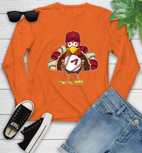 Arizona Diamondbacks Turkey thanksgiving Youth Long Sleeve 4