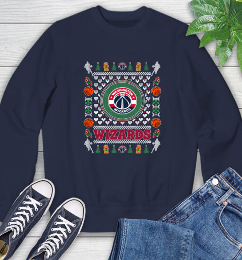 Washington Wizards Merry Christmas NBA Basketball Loyal Fan Ugly Shirt 26