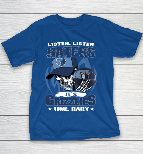 Listen Haters It is GRIZZLIES Time Baby NBA Youth T-Shirt 6
