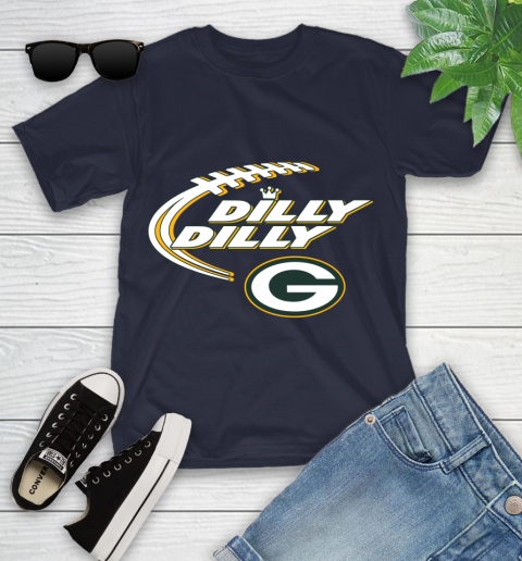 NFL Green Bay Packers Dilly Dilly Football Sports Youth T-Shirt 3