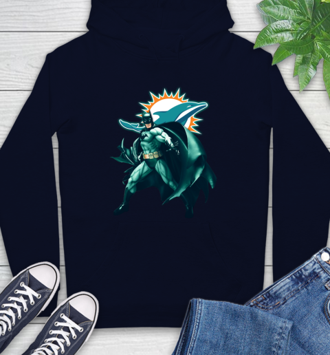NFL Batman Football Sports Miami Dolphins Hoodie 4