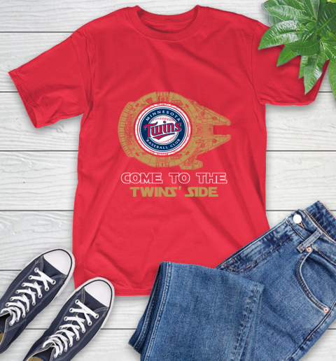 MLB Come To The Minnesota Twins Side Star Wars Baseball Sports T-Shirt 11