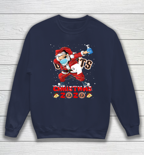 San Francisco Giants Funny Santa Claus Dabbing Christmas 2020 MLB Sweatshirt 2