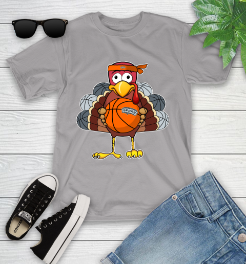 San Antonio Spurs Turkey thanksgiving day Youth T-Shirt 4