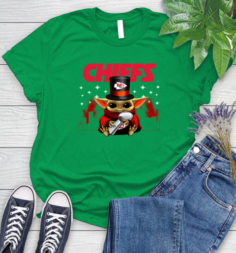 Super Bowl Baby Yoda Loves The Kansas City Chiefs Star Wars NFL Shirts 88